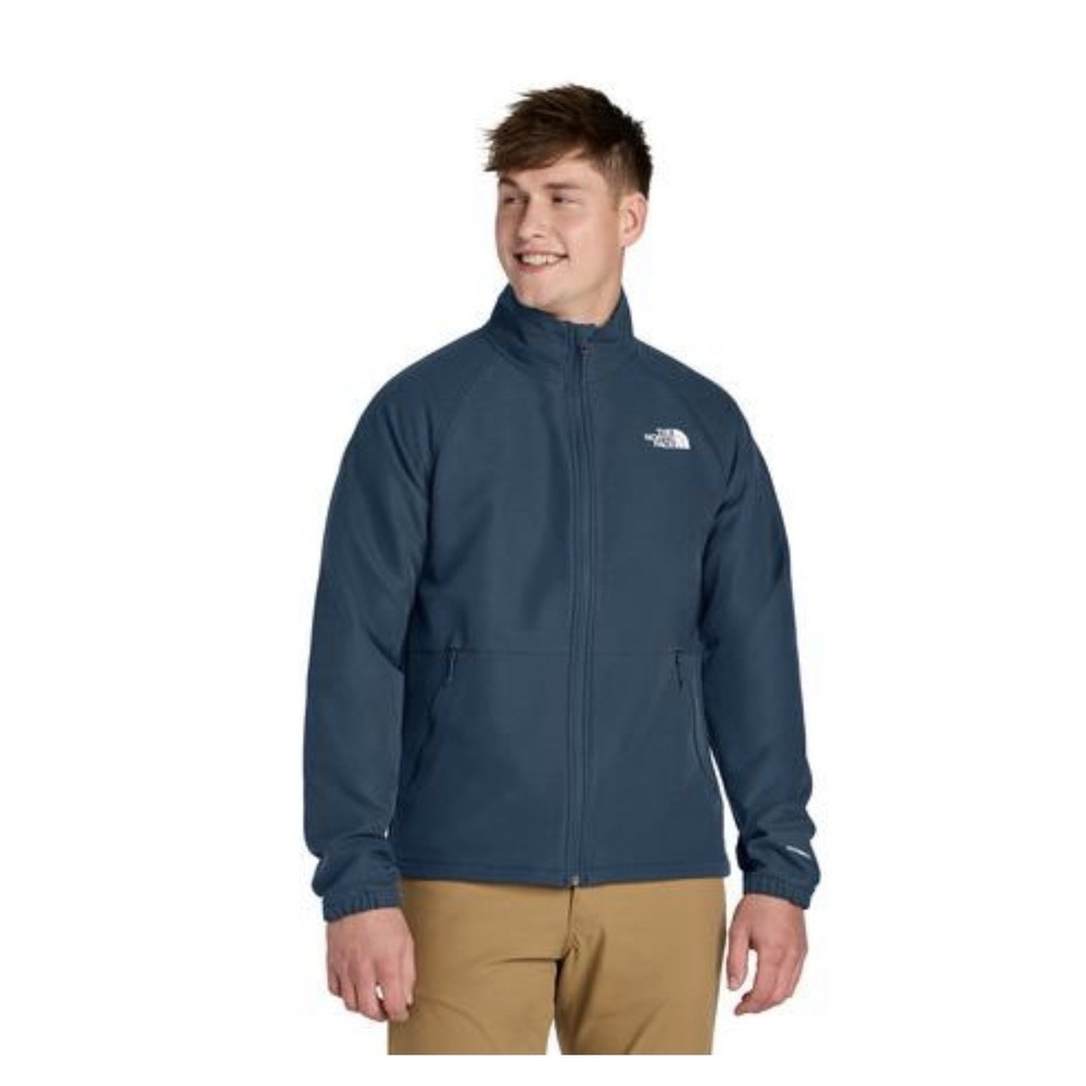 The North Face Men's Barr Lake Hooded Soft Shell Jacket XXL Shady Blue NWT *Logo - Picture 11 of 12